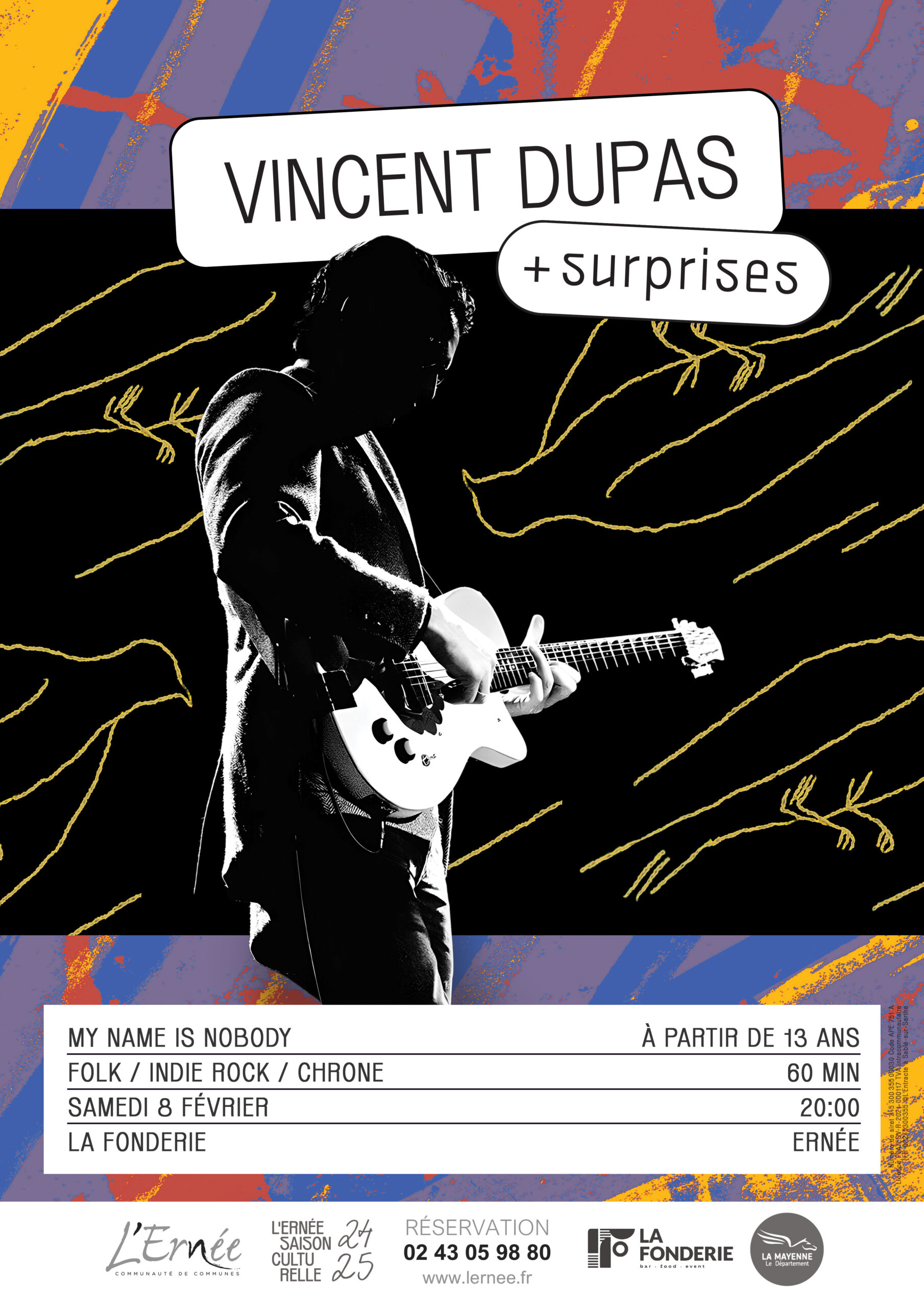 My name is nobody, Vincent Dupas – Folk / Indie Rock / Chrone